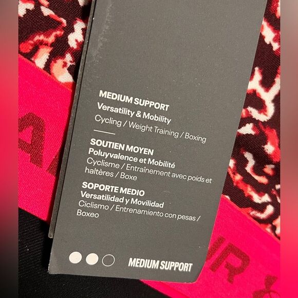 NWT Under Armour Sports Bra Hot Pink 2X 42DD - Picture 6 of 8